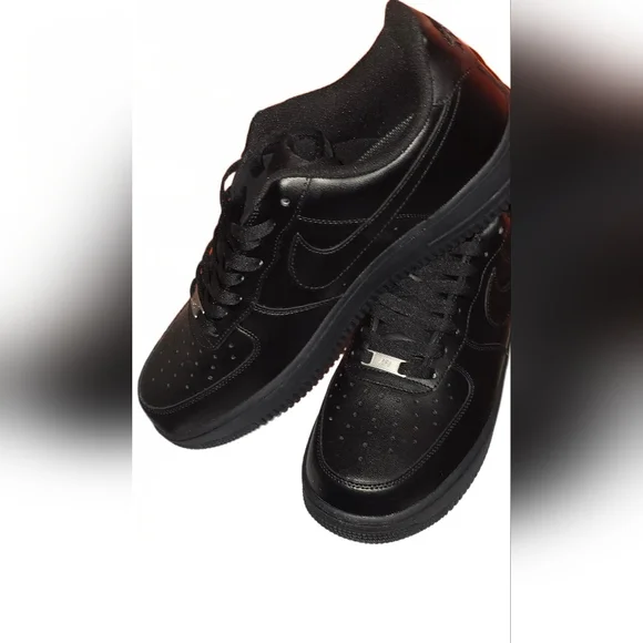 NIB Mens Nike Black Air-Force 1 Shoes. - Picture 6 of 6